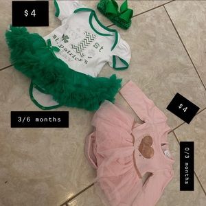 Baby clothes, headbands and socks